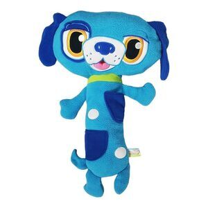 Jay At Play Puppy Dog Car Seat Blue Travel Belt Buddy Pockets Plush Toy